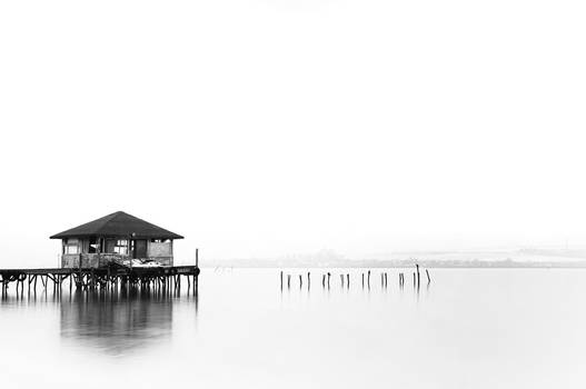 Lake - Black and White