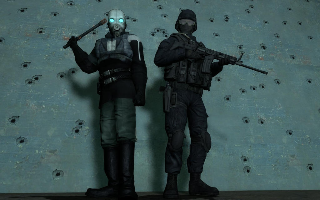 Metrocop and soldier duo. by Schafter on DeviantArt