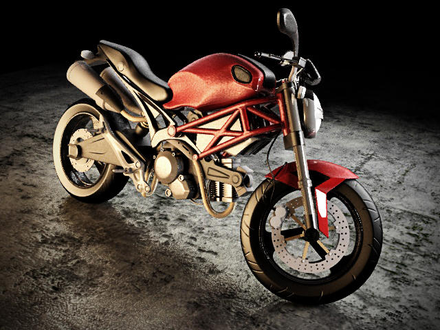 696 Ducati Monster 696 by veddex on DeviantArt