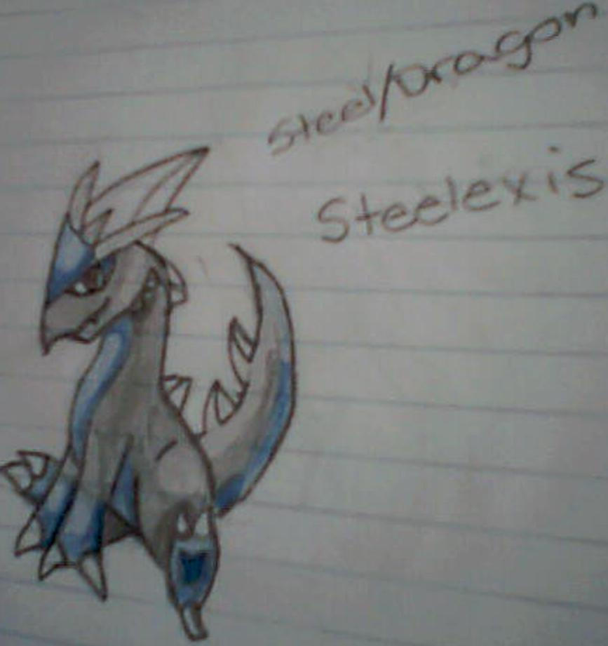 New steel dragon pokemon (Stage 2) by BreezeFox on DeviantArt