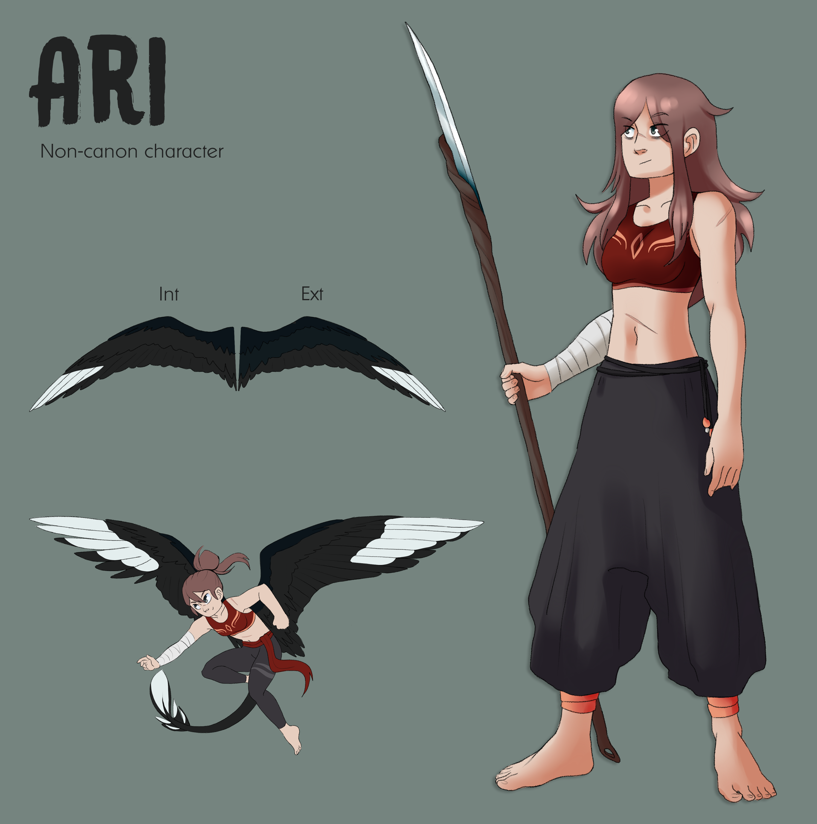 Somehow my avatar in Evania by Grumpy-Ari on DeviantArt