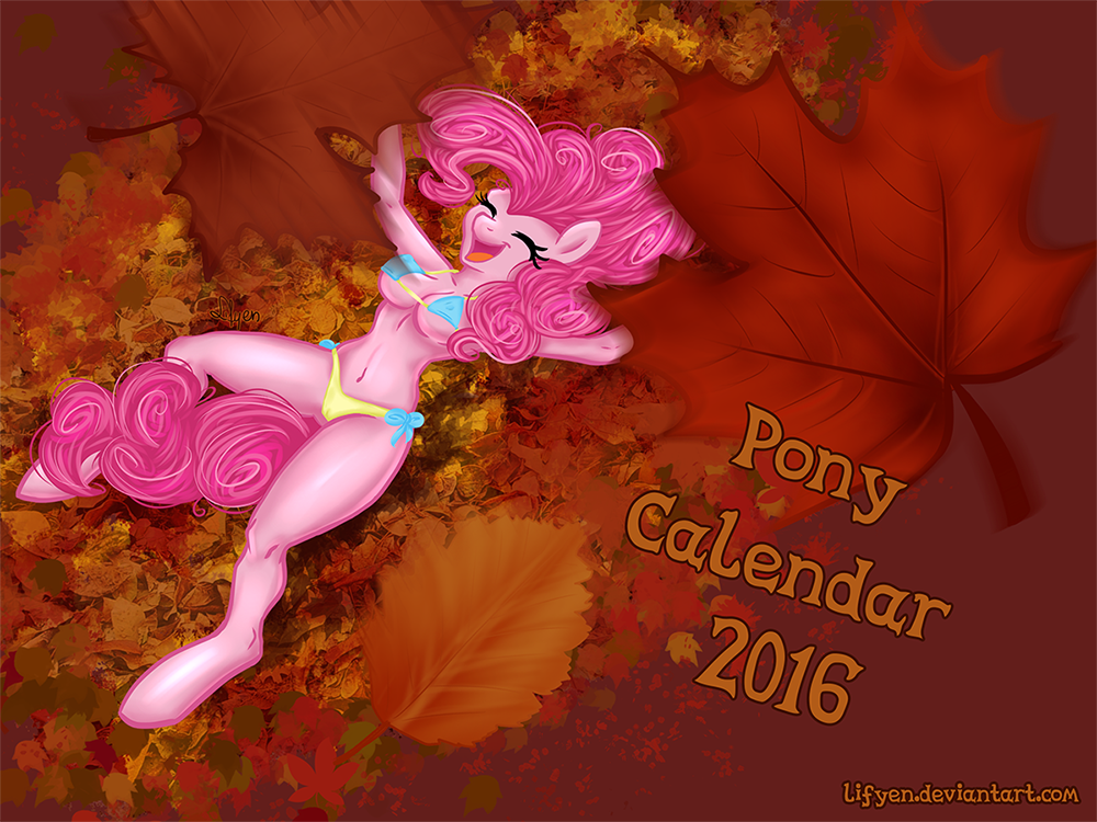 Pinkie Pie - November - Pony Calendar 2016