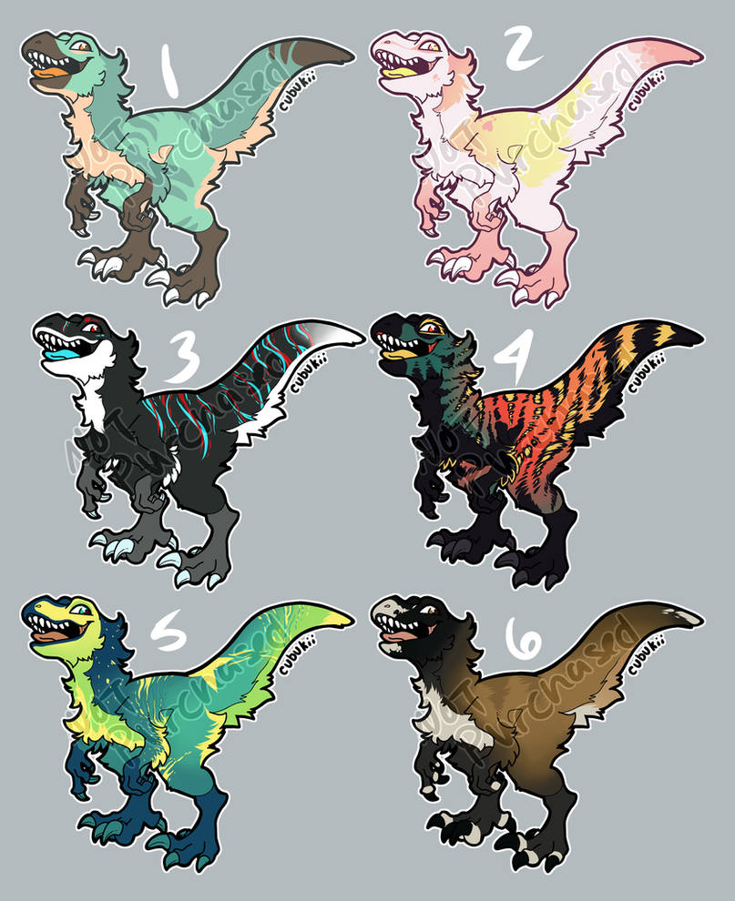 Raptor Adopts by saurdust on DeviantArt