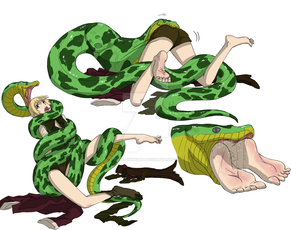 Sexy Snake Vore Hentai.