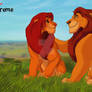The Lion King - Mufasa and Simba