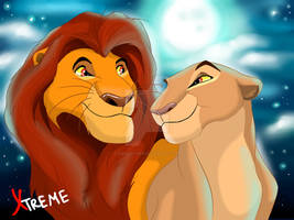 The Lion King - Mufasa and Sarabi in youth