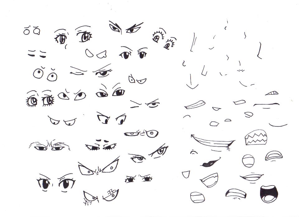 FT Eyes, Noses and Mouths by BlueRiser on DeviantArt