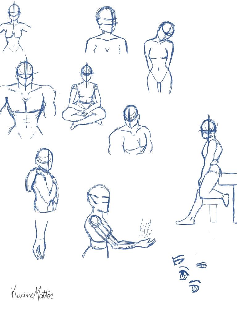 Graphit Studio Poses Practicing poses in digital art by KarineMattos on DeviantArt