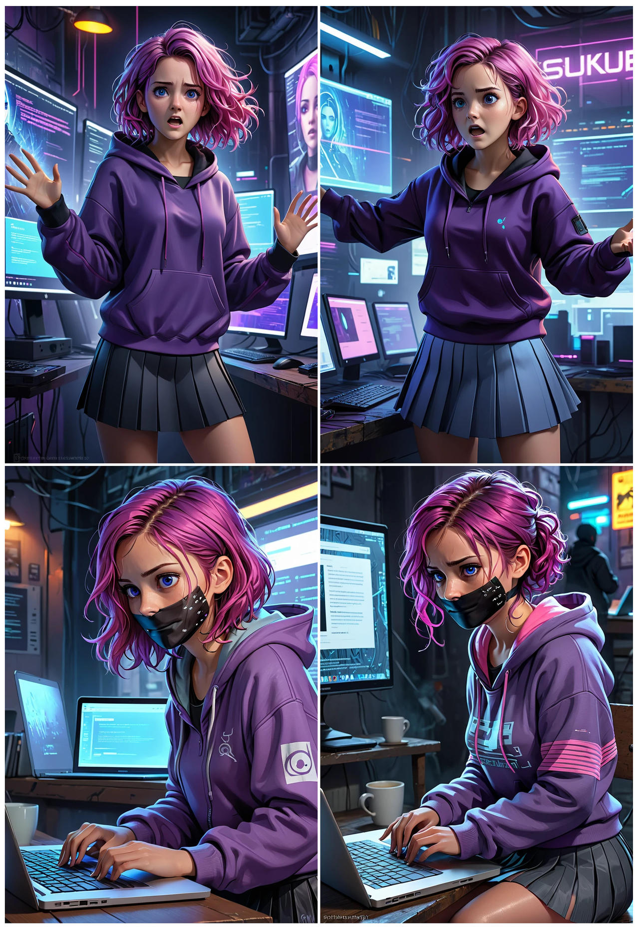 XAI - The hacked hacker 03 by z-krd on DeviantArt