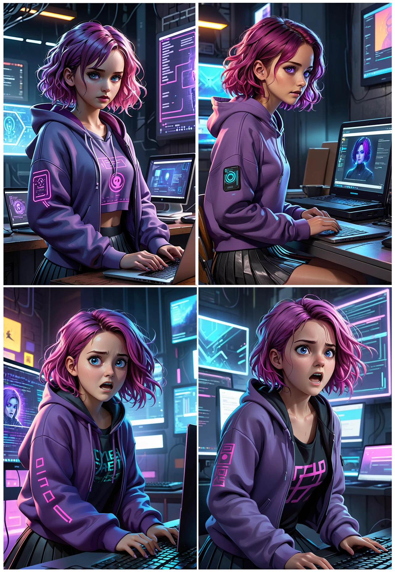 XAI - The hacked hacker 02 by z-krd on DeviantArt