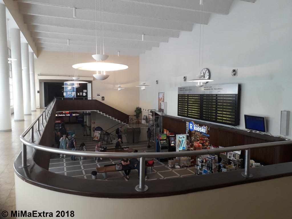 Interior of Turku Central Railway Station