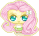 Pixel Doll - Fluttershy by Heartage