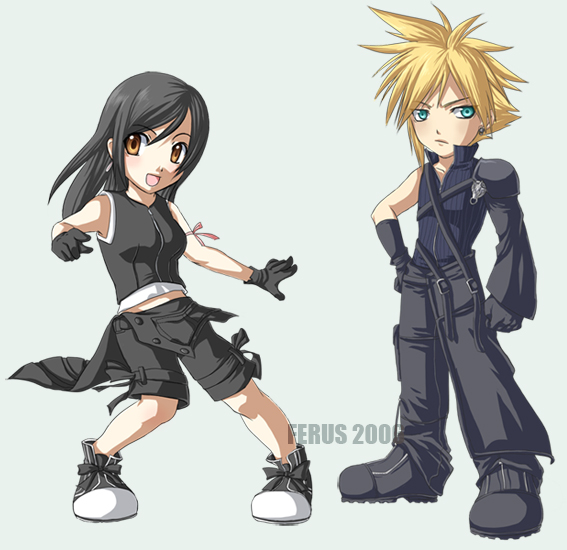Cloud Tifa Kids By Ferus On Deviantart