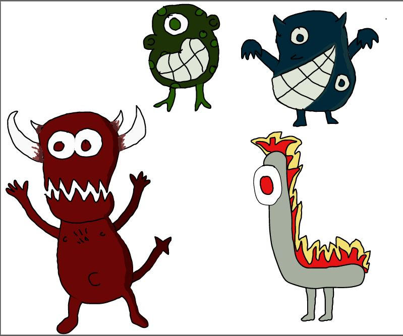 Monster 1 by epettway29 on DeviantArt
