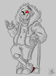 horror!sans doodle by PuppyC00LMarzipan