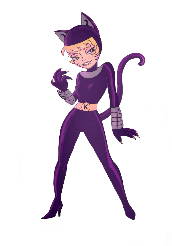 Purple Cat Burglar