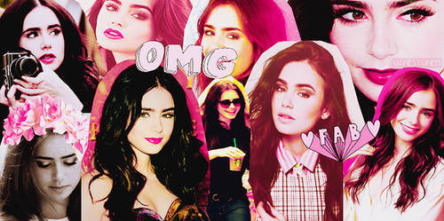 +Collage header: Lily Collins.