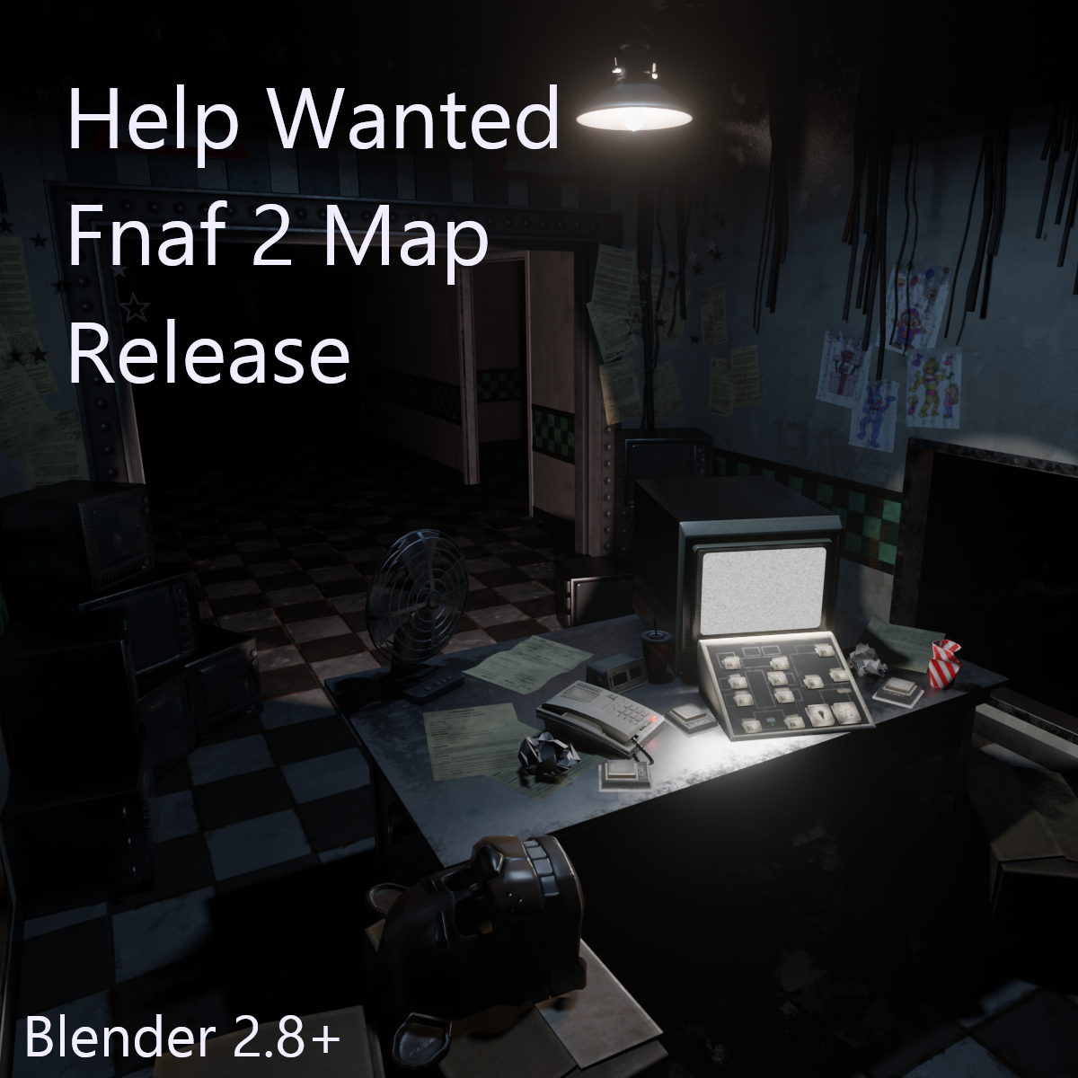 Fnaf 2 Map Blender - Colaboratory