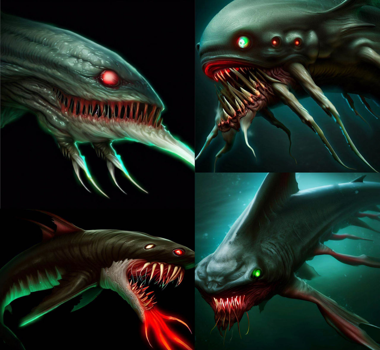 Mutant fish by LumiSaraya on DeviantArt