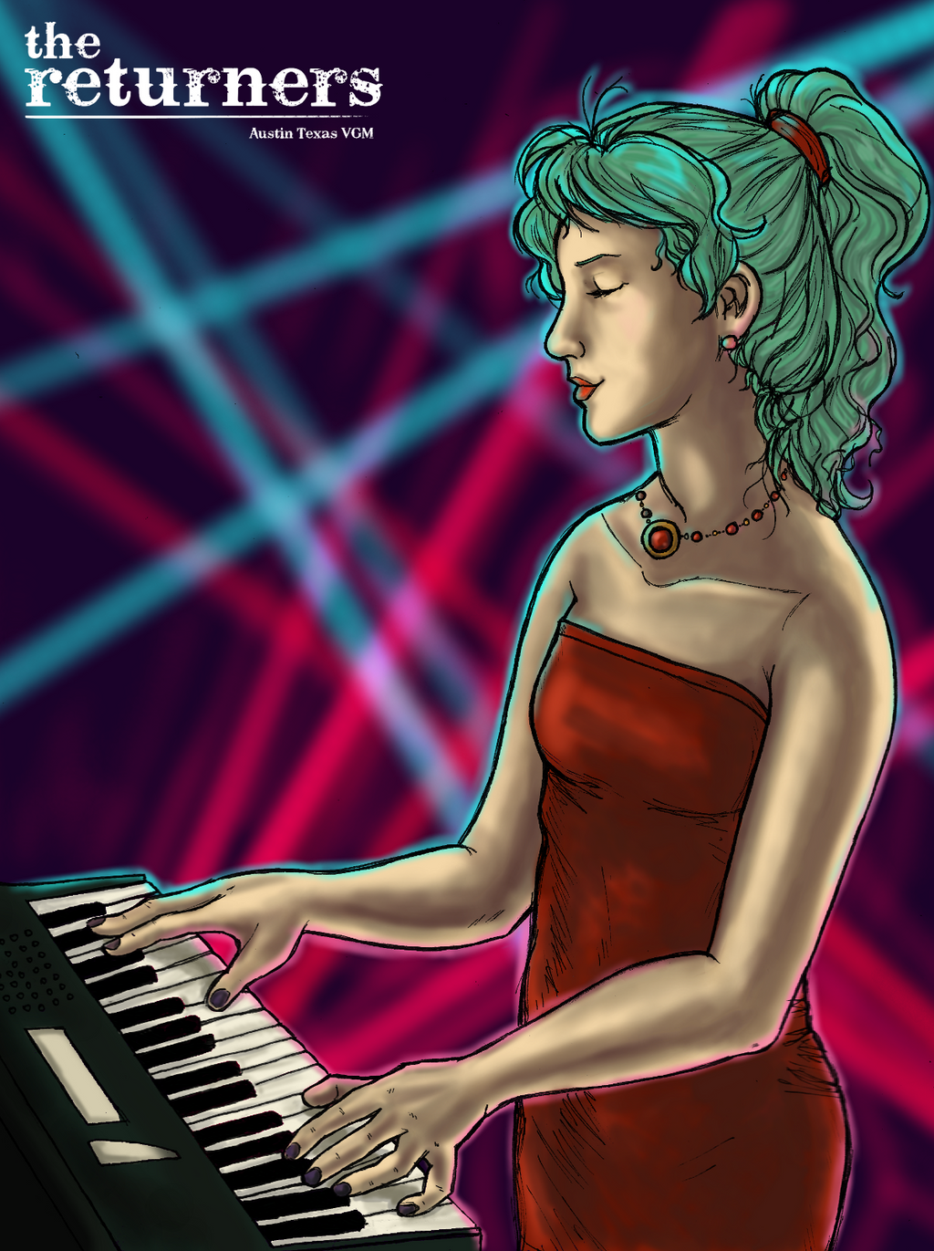 Terra Branford as Keyboardist