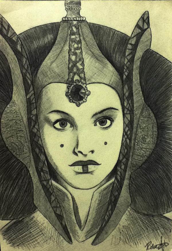 Queen Amidala Biro sketch