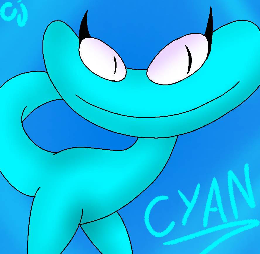 Rainbow Friends Pink and Cyan by MrZaga64 on DeviantArt