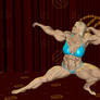 Sandy's Bodybuilding Show In Blue 32