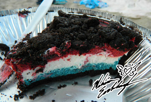 July 4th oreo pie