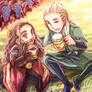 Legolas and Gimli in the Autumn