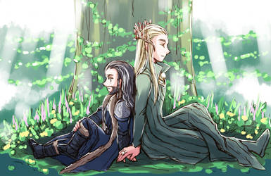 Thranduil and Thorin
