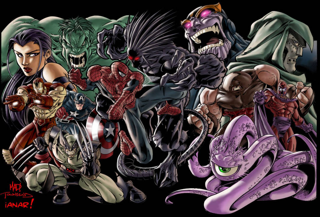 Marvel Superheroes by iANAR on DeviantArt