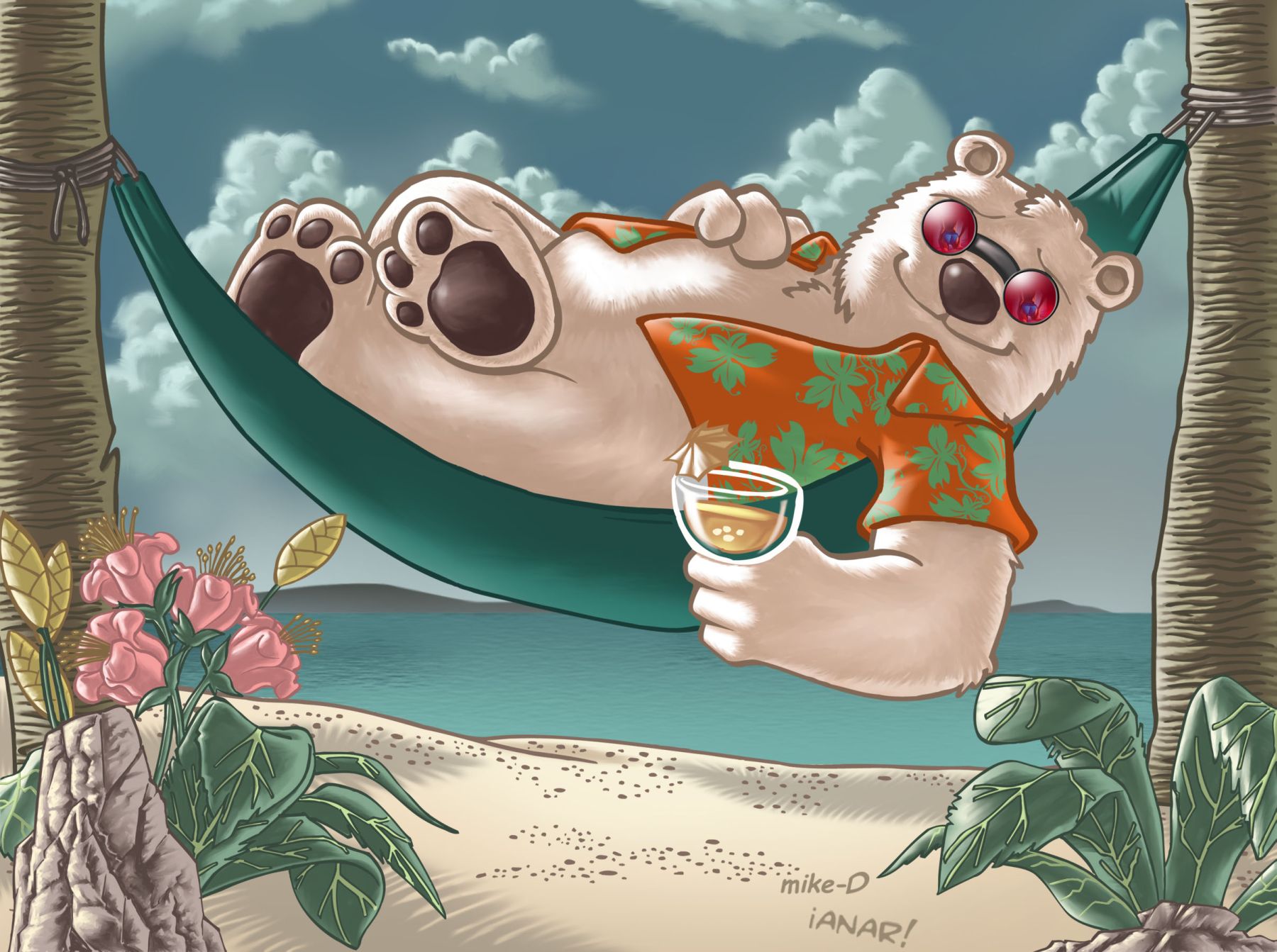 Polar Bear on Vacation