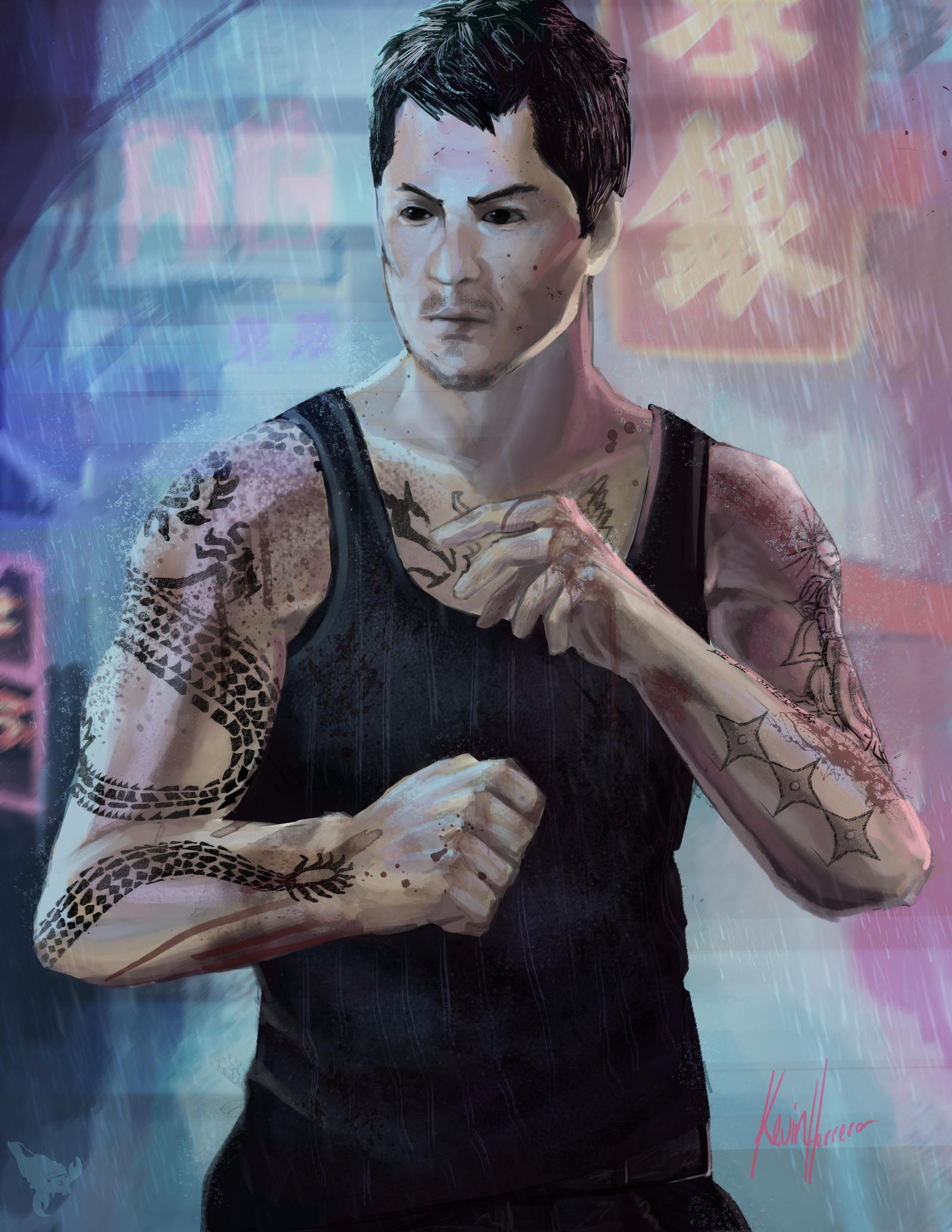 Sleeping dogs Wei Shen by superhermit on DeviantArt