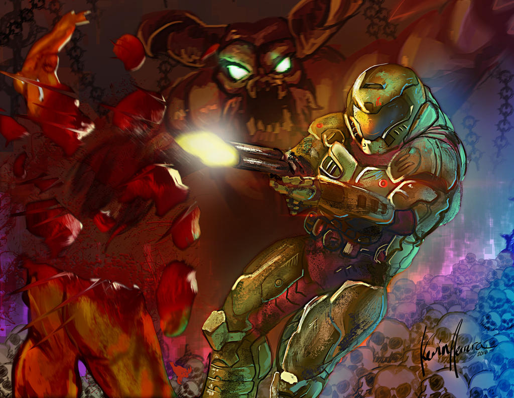 Doom guy by superhermit on DeviantArt
