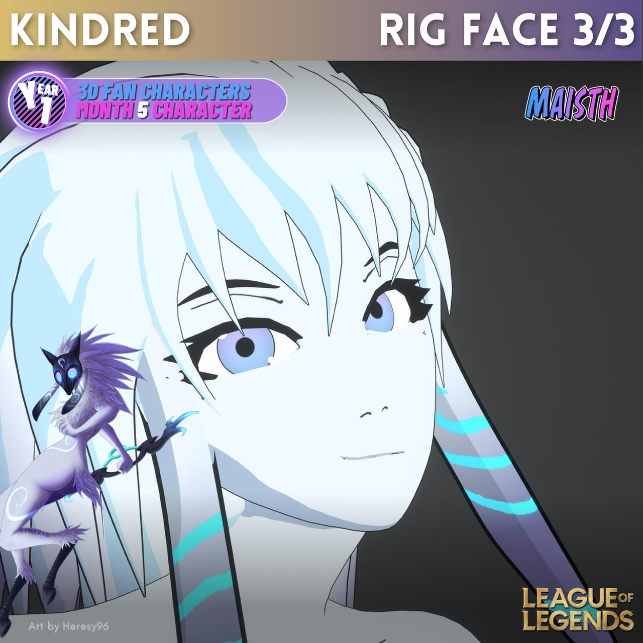 Storm Rig Face Rig Face 3/3 | 3DFC | Kindred | Maisth by Maisther on DeviantArt