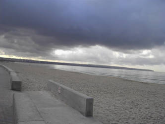 Beach in the evening