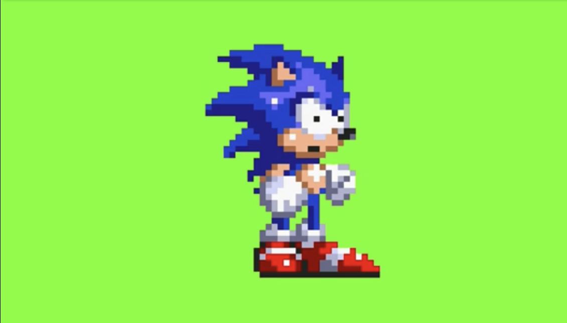 Faker Sonic CD Pose by SonimoyD-E on DeviantArt