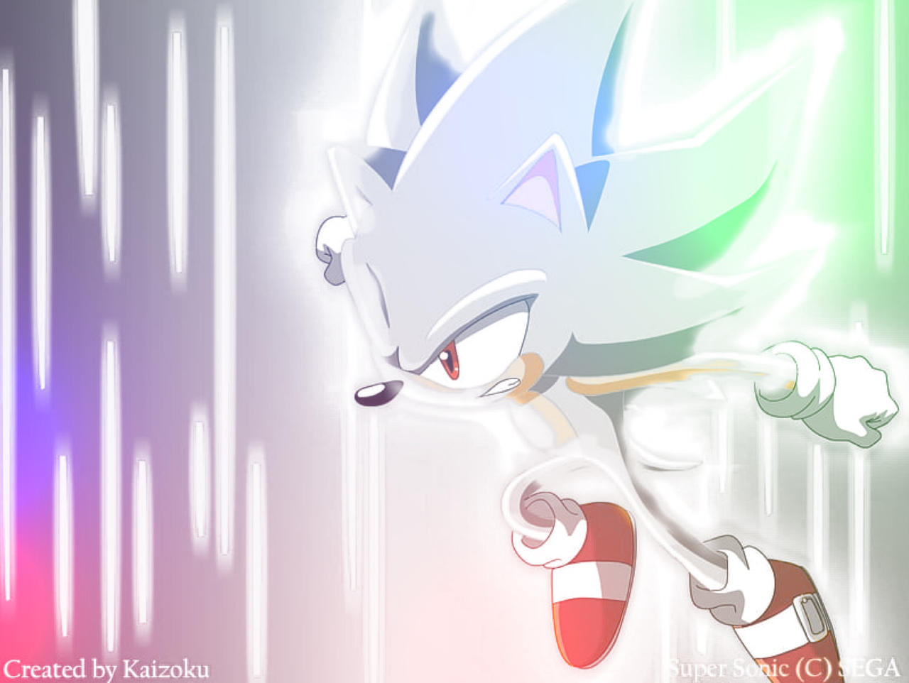 The real Hyper Sonic in Sonic X by AshleyTheFoxOfficial on DeviantArt