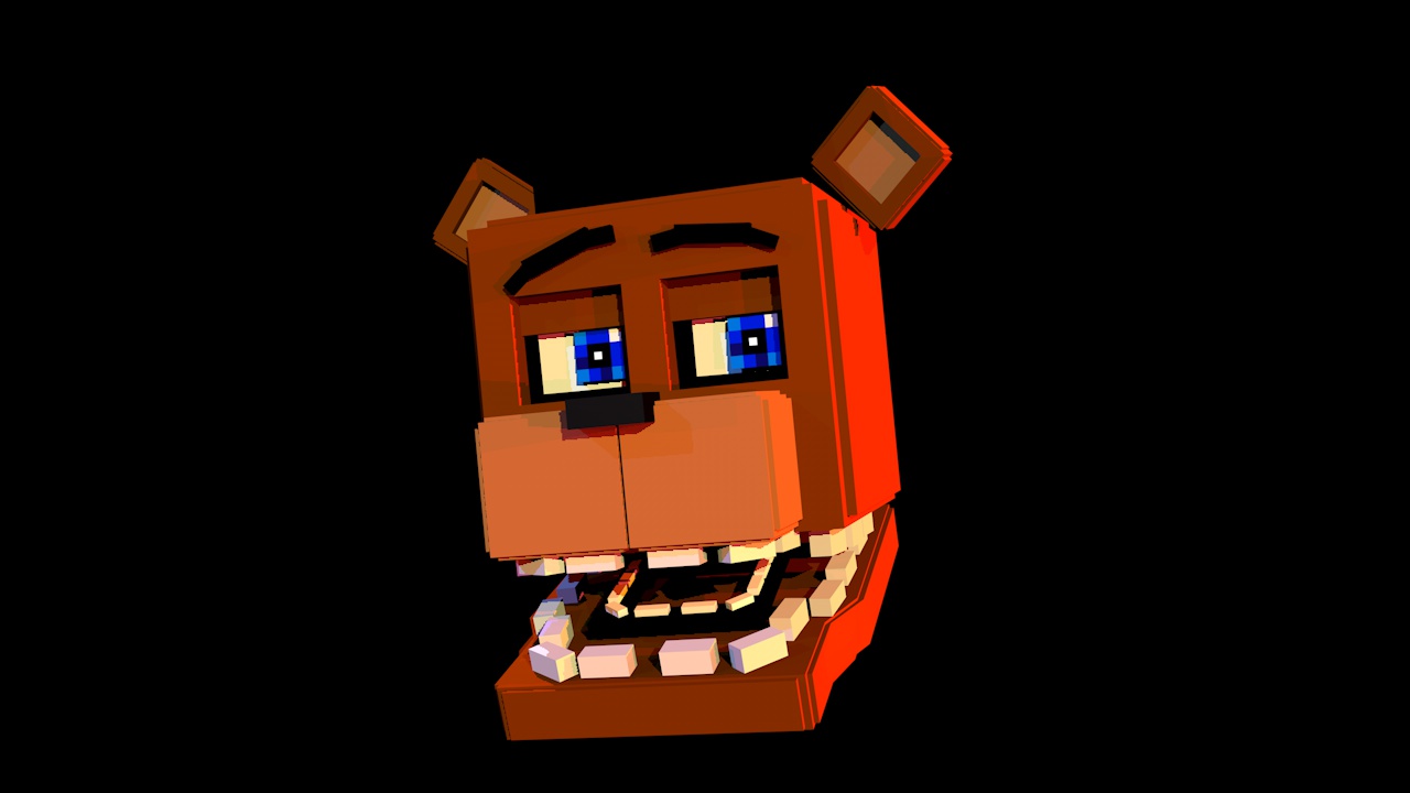 Withered Foxy — Minecraft head