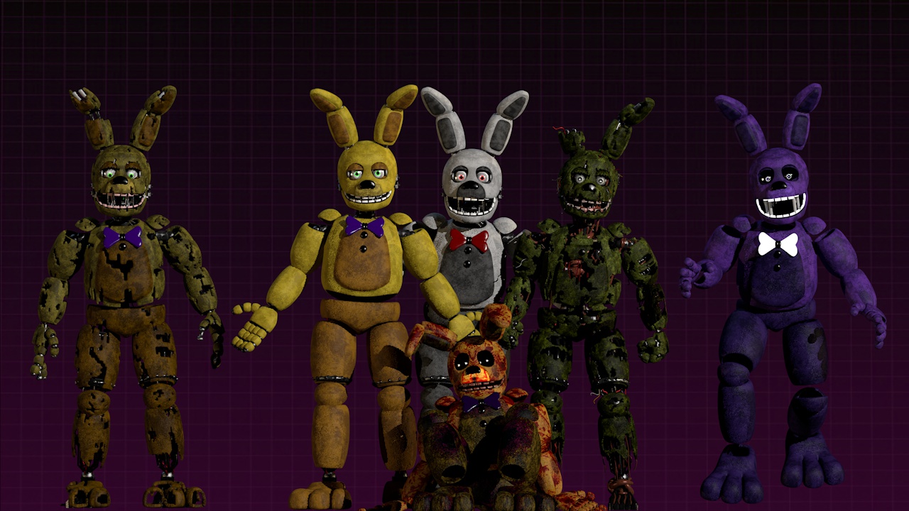 Sfm Fnaf Nightmare Springlocks animatronics V2 by mauricio2006 on DeviantArt