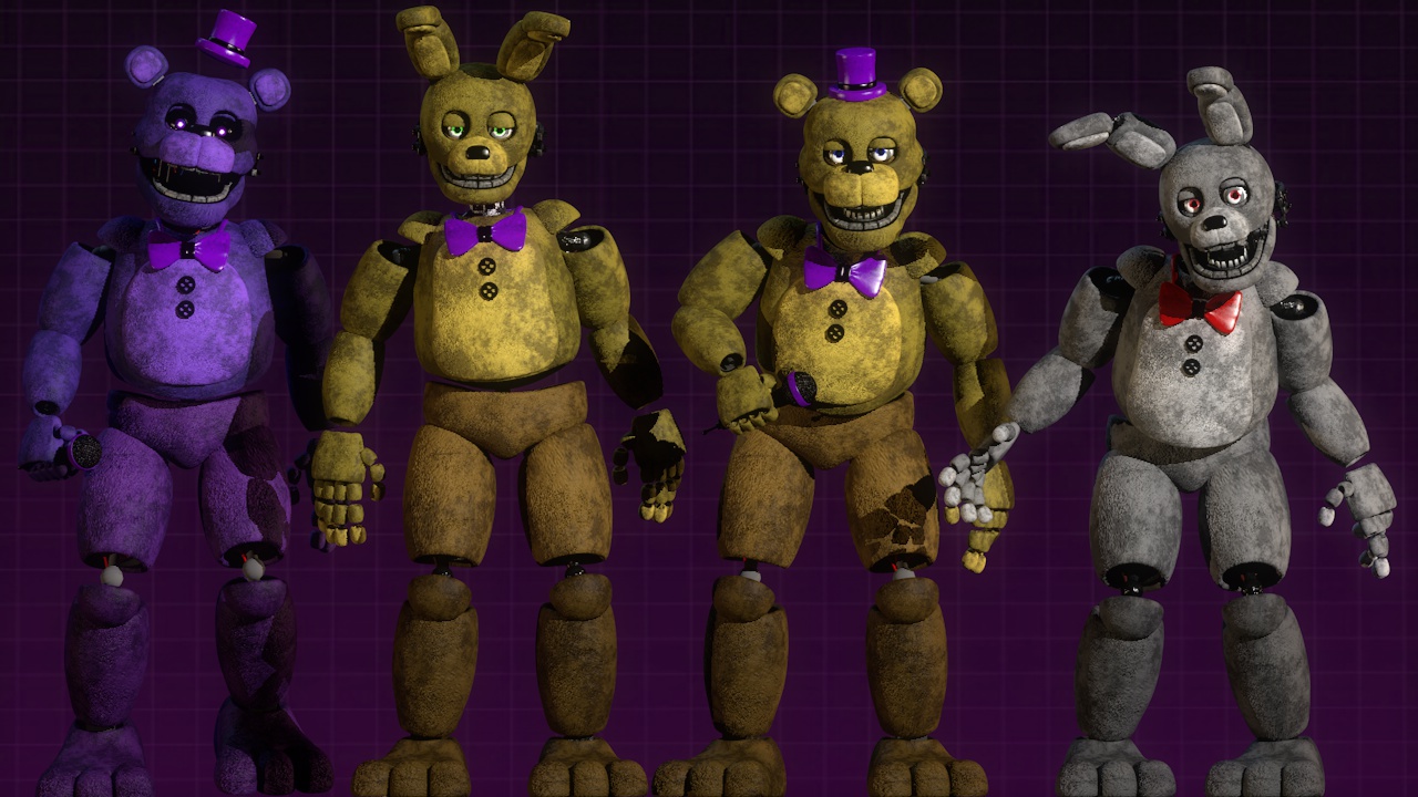 C4D- FNAF] The puppet master (Nightmare ver.) by christianzc on DeviantArt