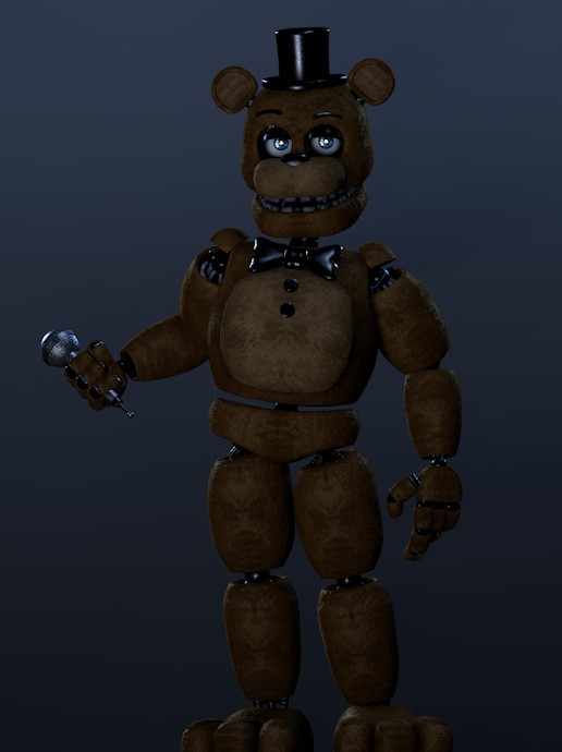 C4D/FNAF) FNAF 1 Trailer Freddy Render by FreeSteve007 on DeviantArt