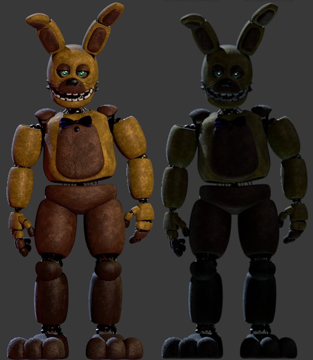 Fredbear and SpringBonnie by luizcrafted on DeviantArt