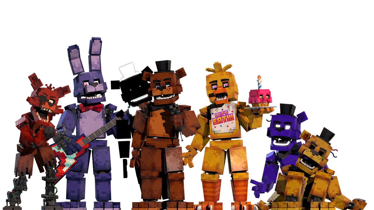 Inaccurate Fnaf 1 pack Download c4d by souger222 on DeviantArt