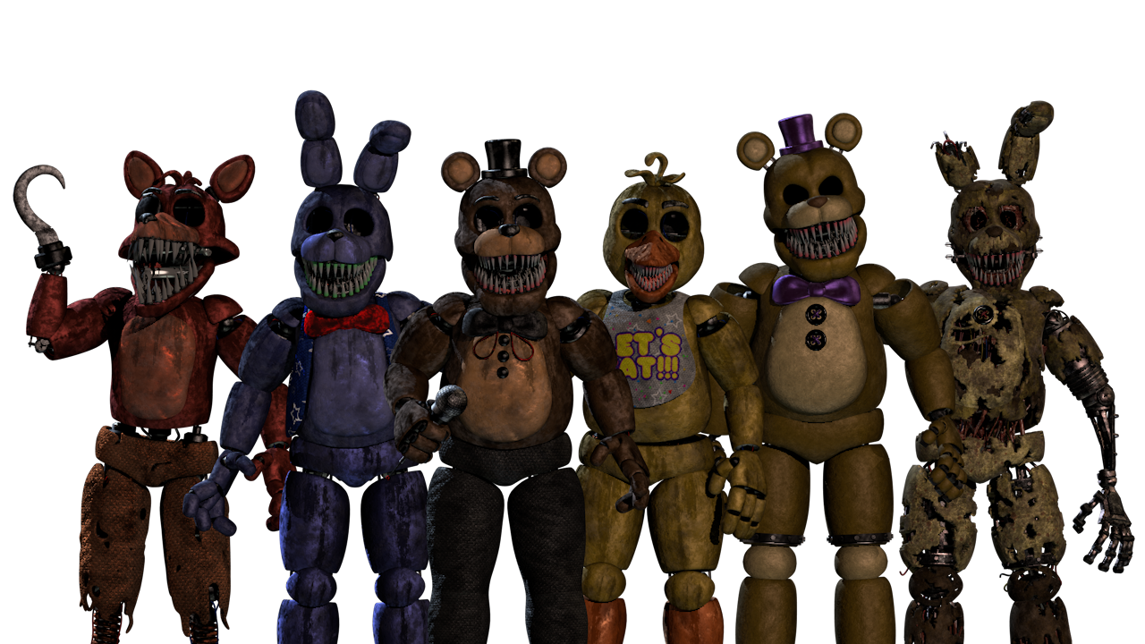 Inaccurate Fnaf 1 pack Download c4d by souger222 on DeviantArt