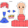 Papercraft MOTHER3 Kumatora