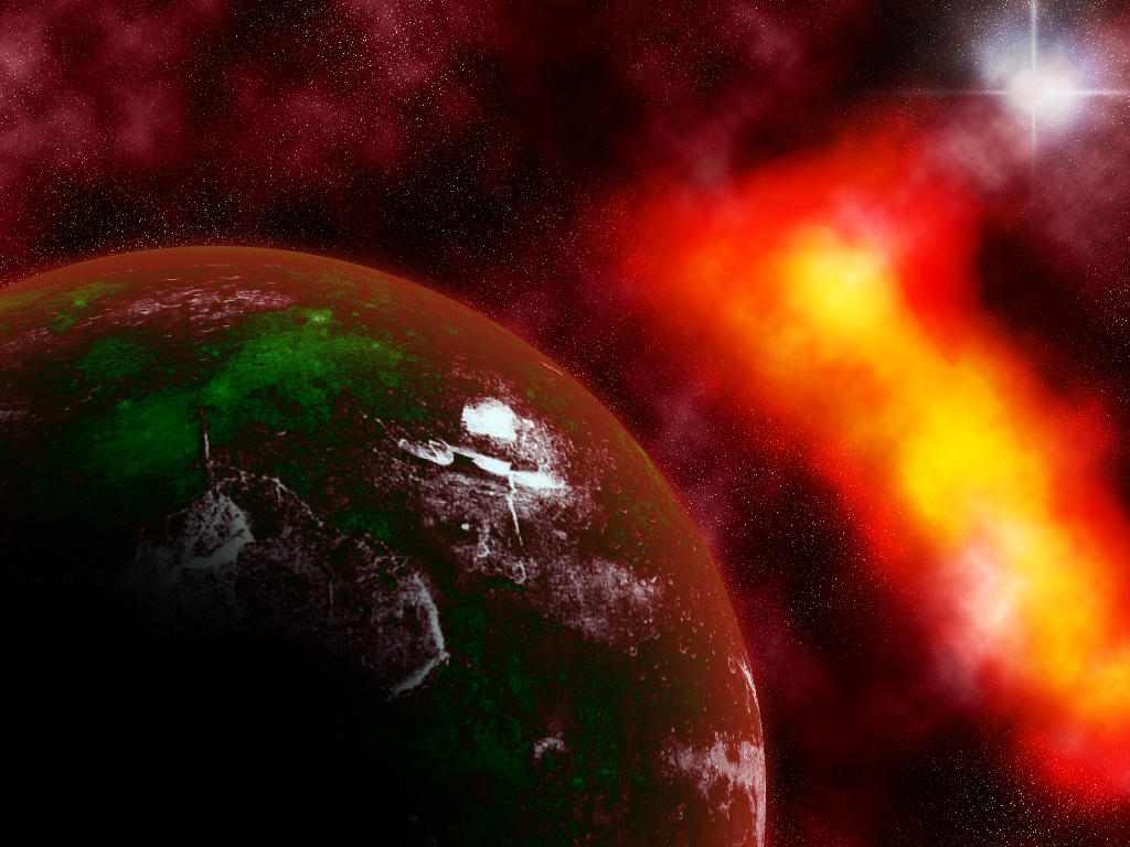 Fire Planet by LuckyHRE on DeviantArt