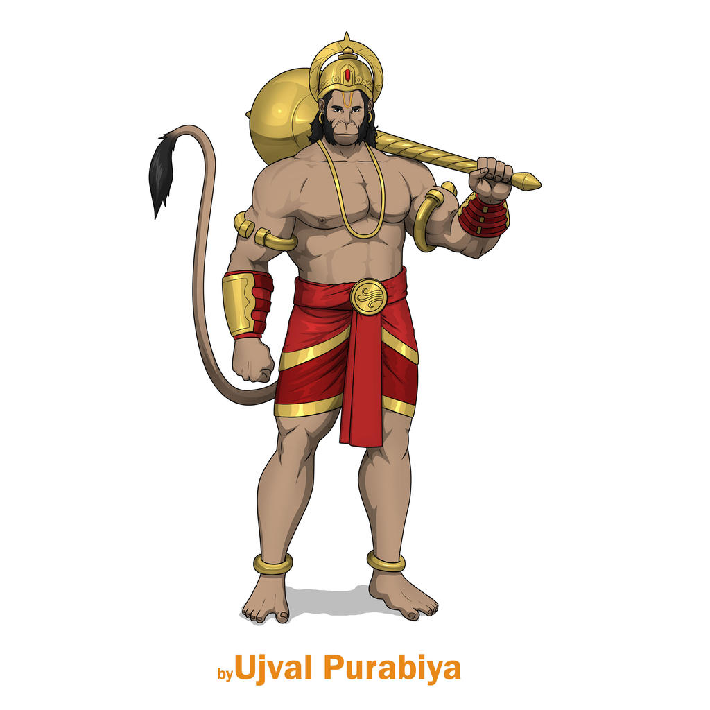 Hanuman by ujvalpurabiya on DeviantArt