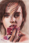 Emma Watson - color pencil by Painirl