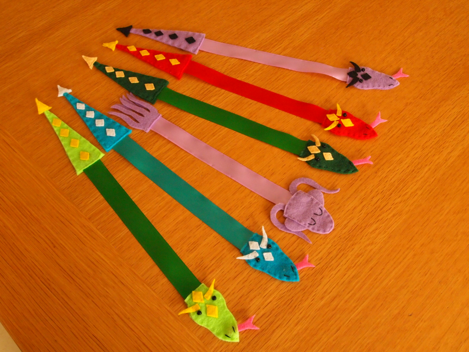 All together- bookwyrm bookmarks